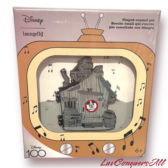 Loungefly Accessories - Loungefly Disney 100th Anniversary Mickey Mouse Clubhouse 3" Collector Pin